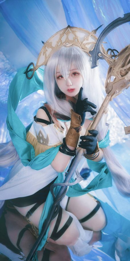 《明日方舟》浊心斯卡蒂cosplay