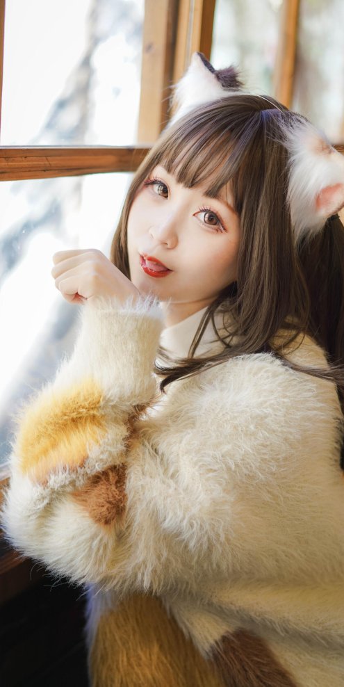 在阳光明媚的一天下记录的JK猫猫日常