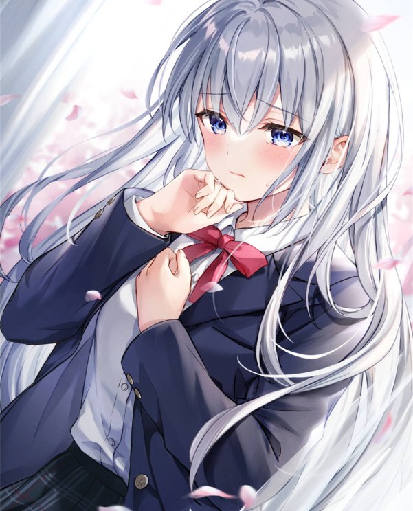 白色连衣裙和JK少女喜欢哪个? 画师ひげ猫的插画作品