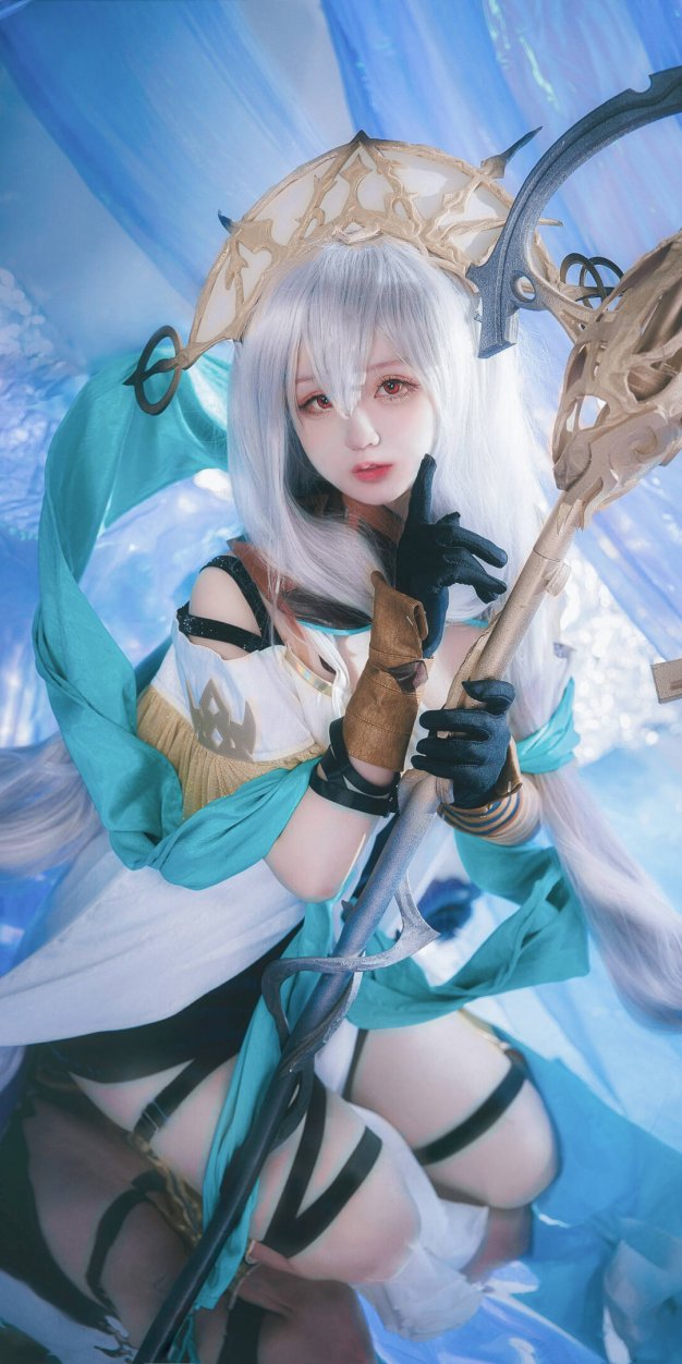 《明日方舟》浊心斯卡蒂cosplay