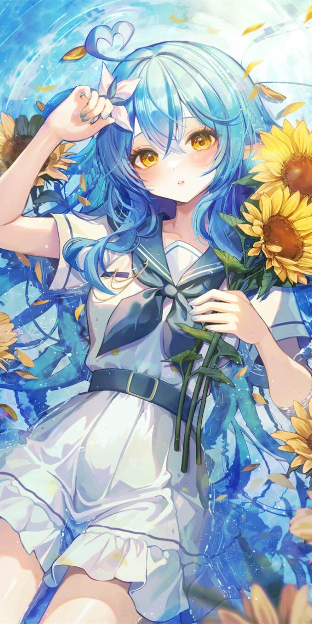 捧着花见面永远是件超级浪漫的事