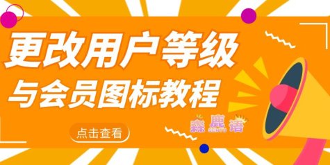 【7B2主题美化】更改用户等级与会员图标教程