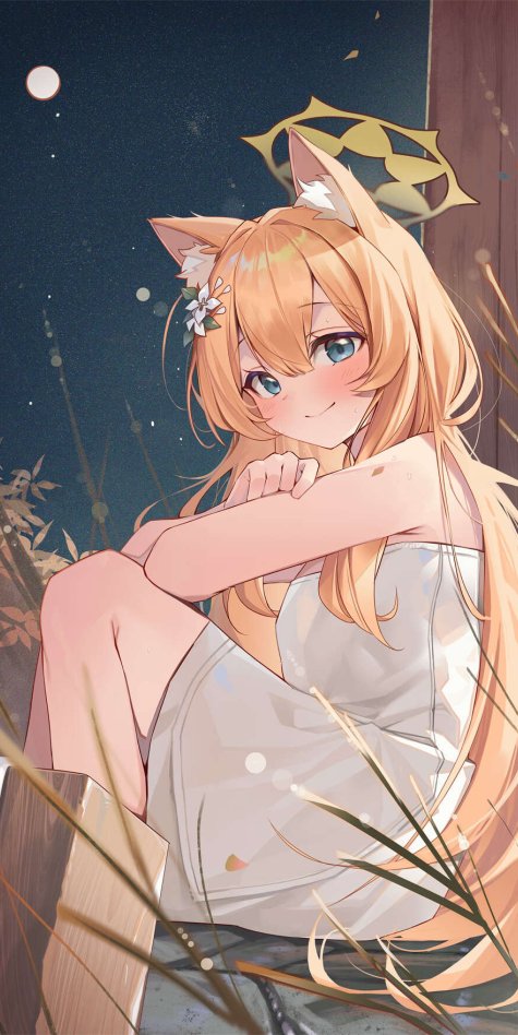 清河海风溶溶月色，共赏之人就在身侧