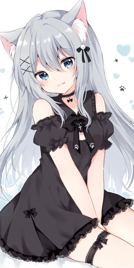 优雅魅力 – 黑色连衣裙插画特辑