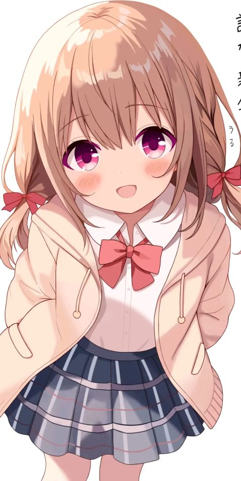 轻松休闲♡ – 校服×开衫卫衣女子插画特辑