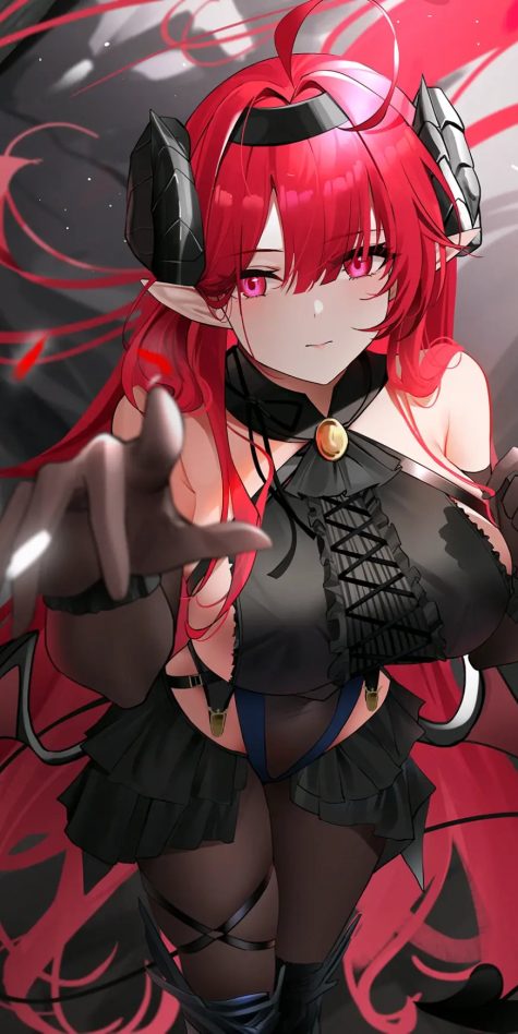 鲜艳又可爱♡ – 红发女子插画特辑