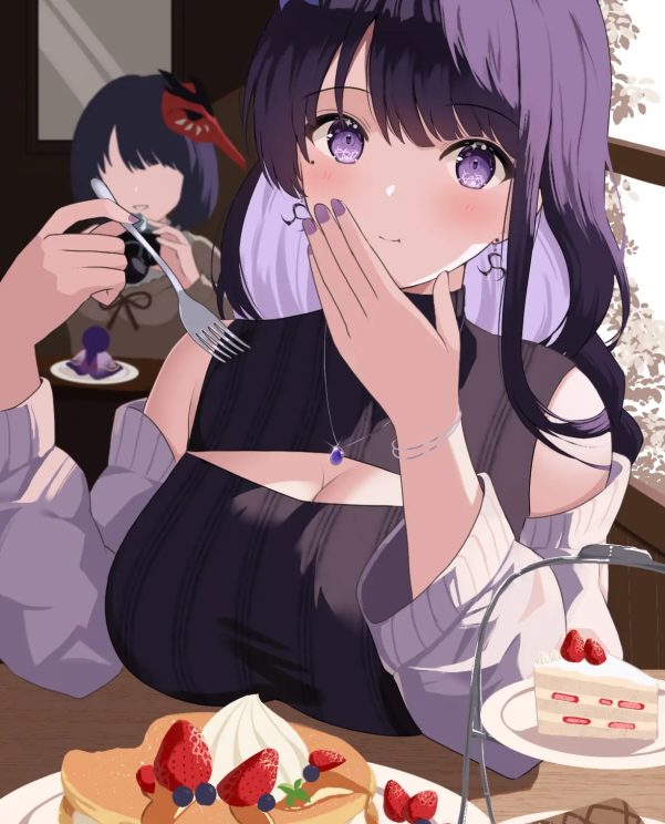 柔软的重量感♡ – 托胸插画特辑
