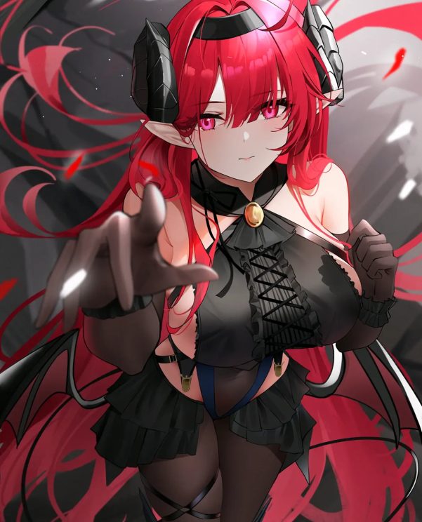 鲜艳又可爱♡ – 红发女子插画特辑