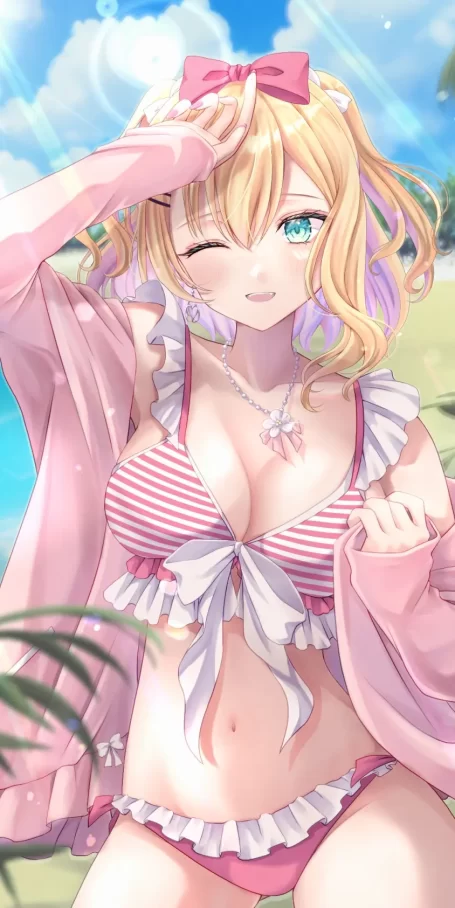 清凉一夏！ – 海边嬉戏插画特辑