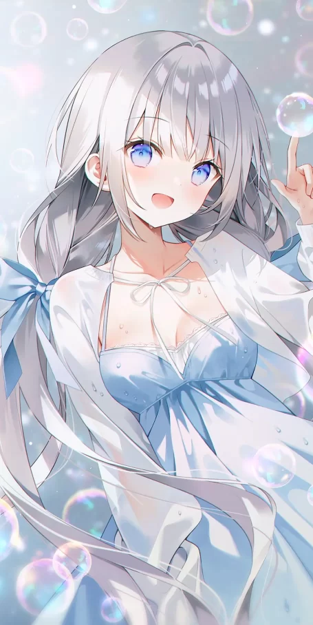 短暂的虹色光辉 – 肥皂泡插画特辑