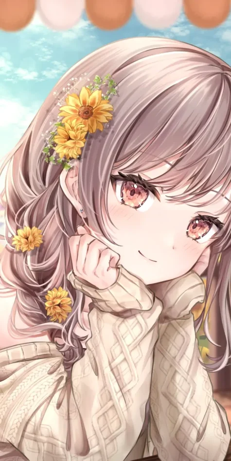 象征夏天的花卉 – 向日葵插画特辑