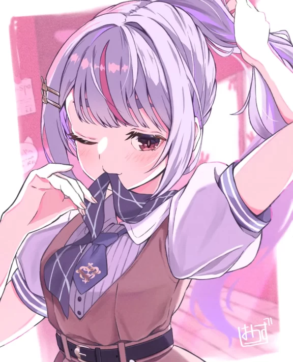 效率至上♪ – 咬着发圈插画特辑