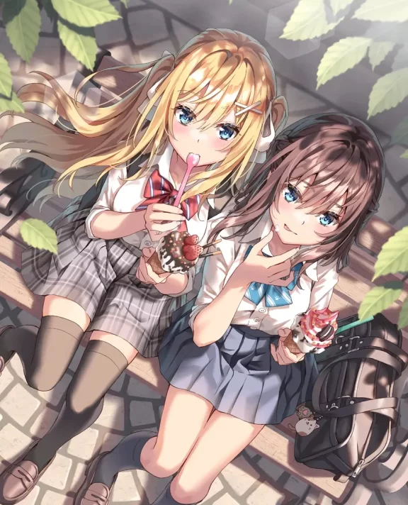 凉爽又甜美♡ – 冰淇淋插画特辑