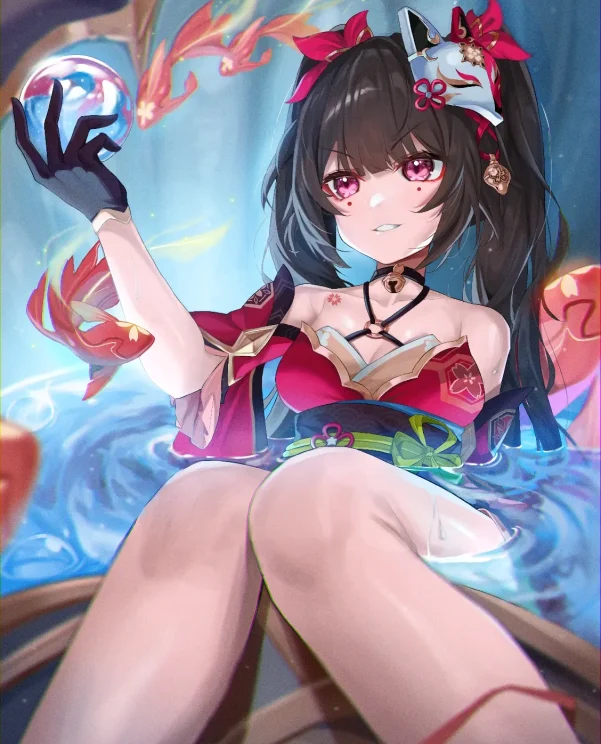 透明又清凉 – 浸在水中插画特辑