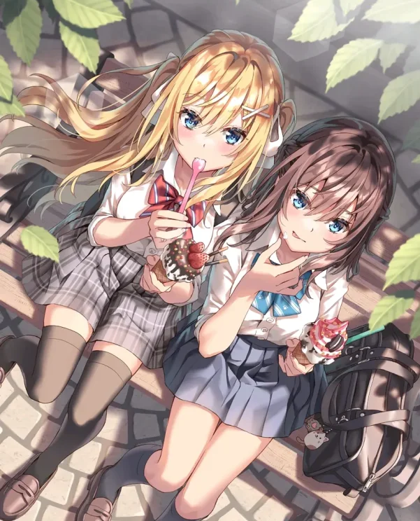 凉爽又甜美♡ – 冰淇淋插画特辑