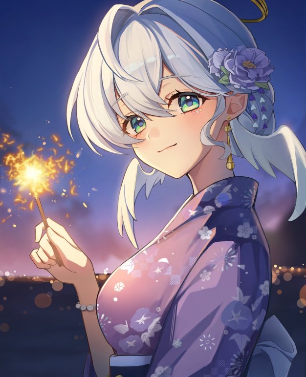 光芒下的少女们！韩国画师UWON的插画作品