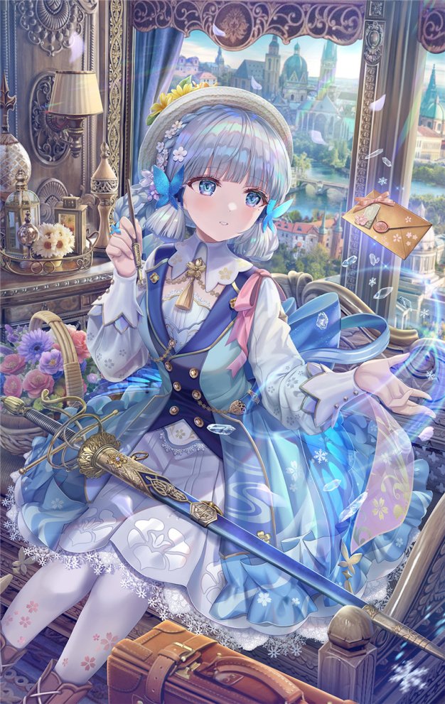 原神神里绫华角色立绘4K8K超清壁纸插画(第二期)