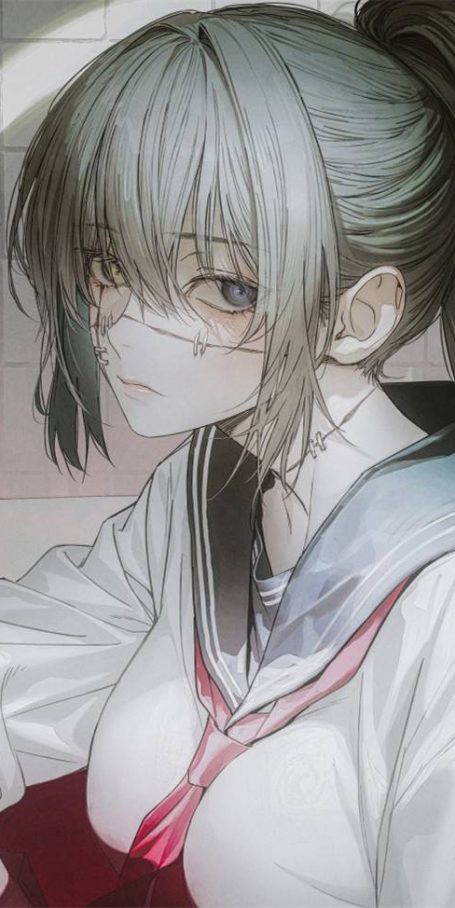 韩国画师WANKE精美暗黑风原画插画CG壁纸作品上色过程美术图片集