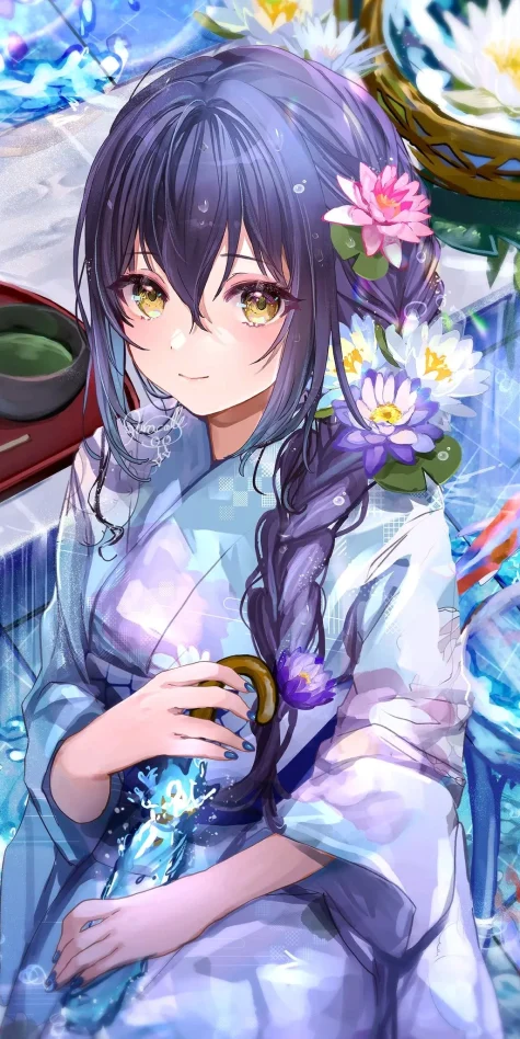 于水面绽放 – 睡莲及荷花插画特辑