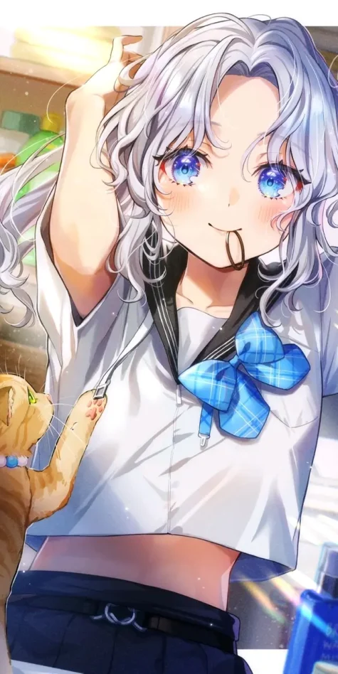 打起精神！ – 绑头发插画特辑