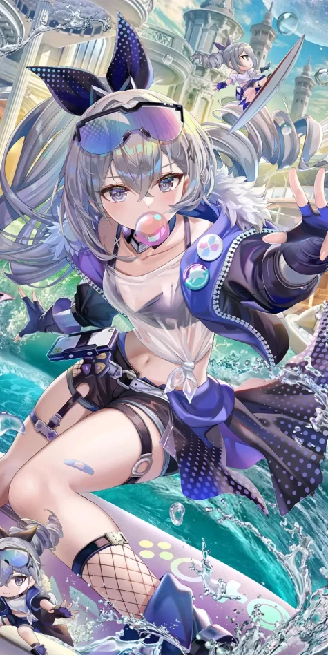 一秒切换风格！ – 「绑起衣摆」插画特辑