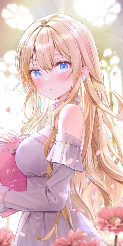 金光闪闪♡ – 金长发女子插画特辑