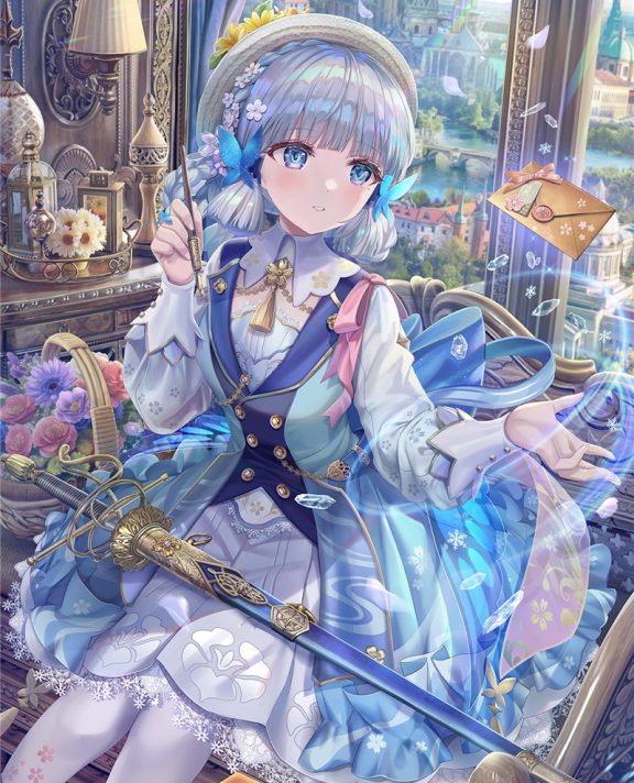 原神神里绫华角色立绘4K8K超清壁纸插画(第二期)