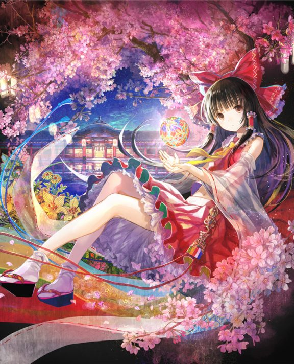 东方project系列博丽灵梦同人图包合集