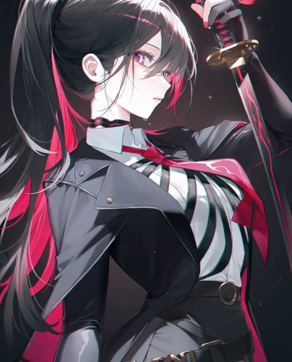 凛然之美 – 帅气女子插画特辑
