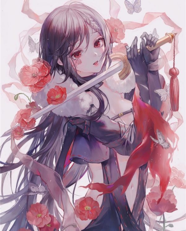 fate/FGO系列角色虞美人图集原画插画P站同人图片素材