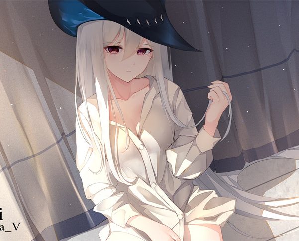 明日方舟斯卡蒂壁纸图包原画插画素材P站同人图合集