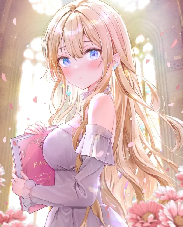 金光闪闪♡ – 金长发女子插画特辑