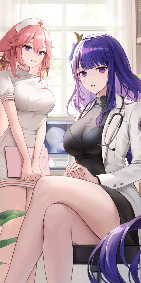 好身材的萌妹子们！韩国画师miho(ミホ)的插画作品