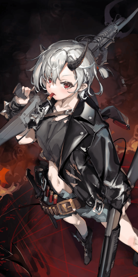 白发 JK 美少女风纪委员阿米莉亚 原神小胡桃插画大赏