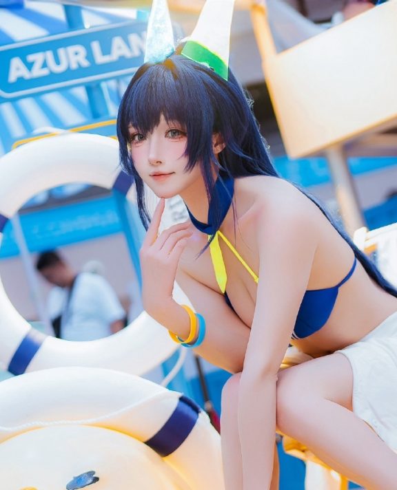碧蓝航线COSPLAY 大惊喜!第二次出咱们花园啦