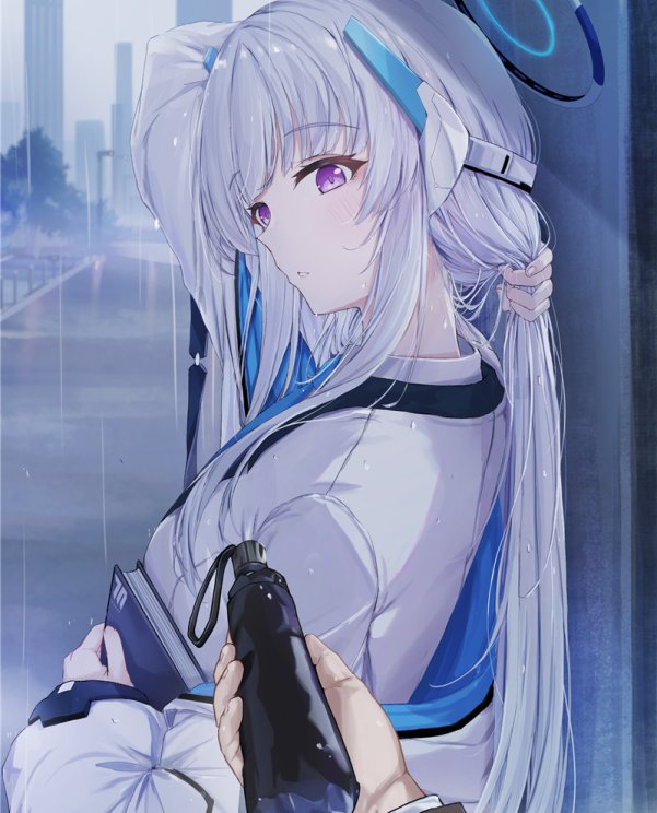 动漫二次元白发少女主题壁纸、海报、图集及原画图片