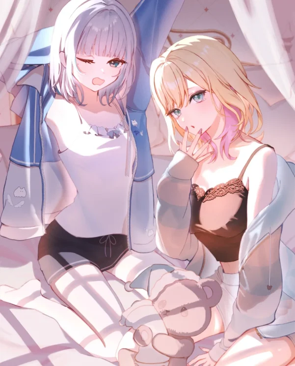 轻松舒适♡ – 家居服女子插画特辑