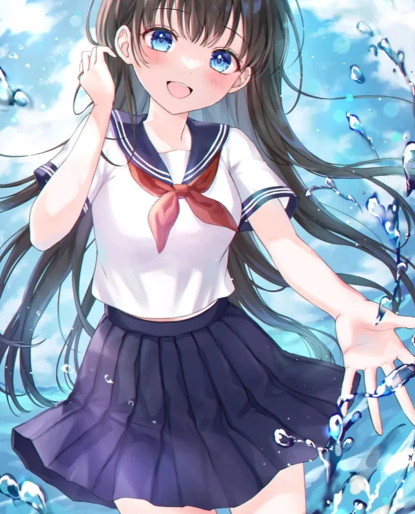凉爽的临场感 – 水插画特辑