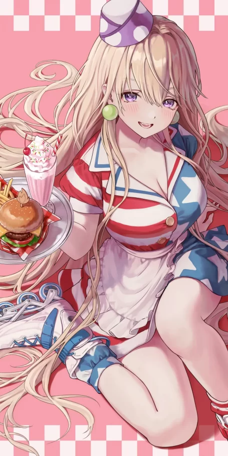 大口咬下♡ – 汉堡插画特辑