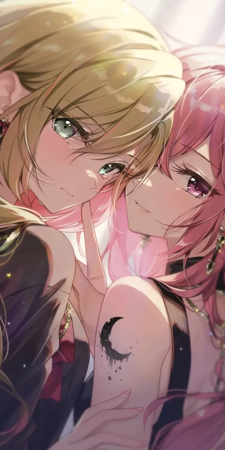 若隐若现的亮点 – 耳环女子插画特辑