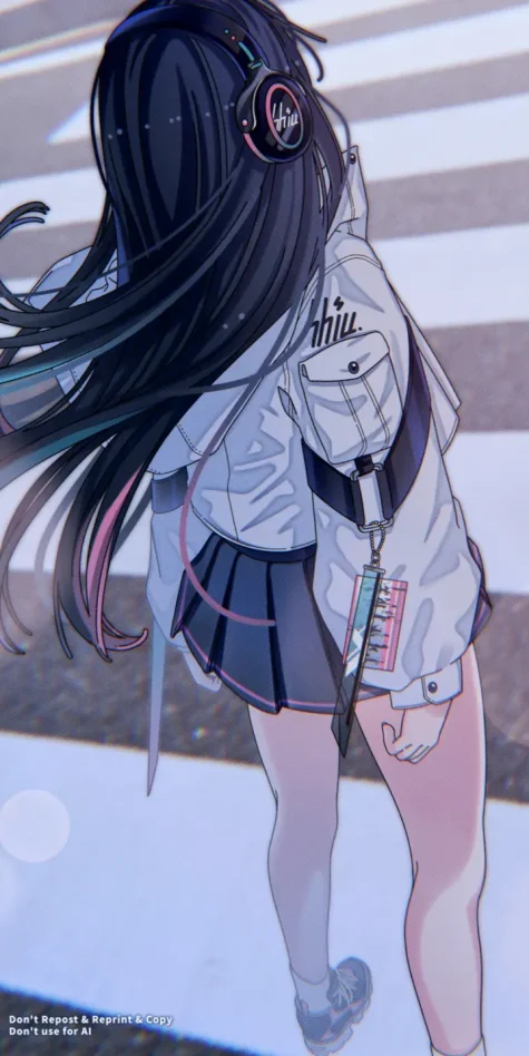 凝视彼方 – 少女背影插画特辑