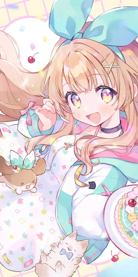 装饰发梢♡ – 发夹插画特辑