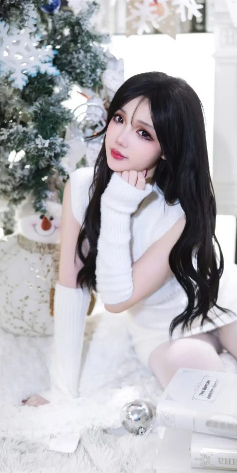 私房写真 | 白丝美女圣诞私房照