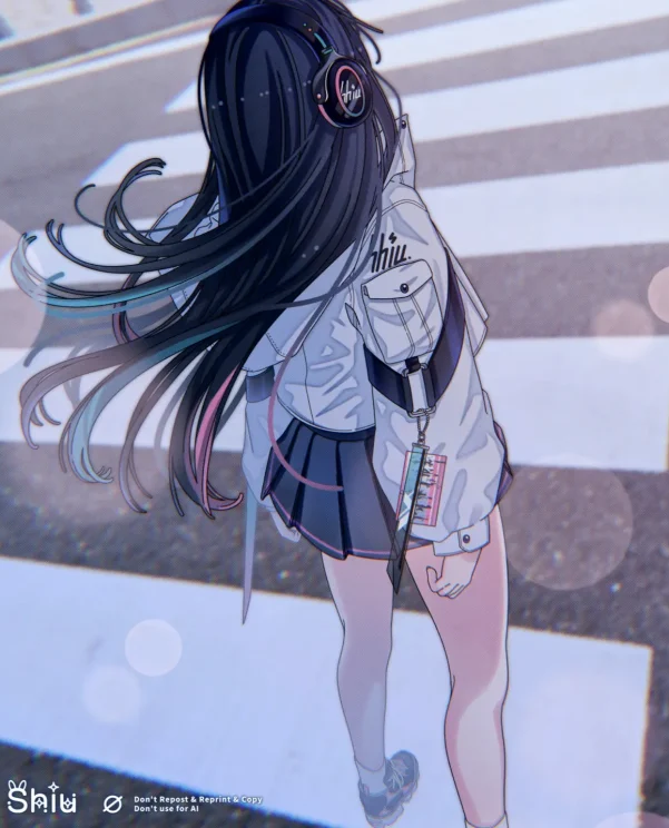 凝视彼方 – 少女背影插画特辑