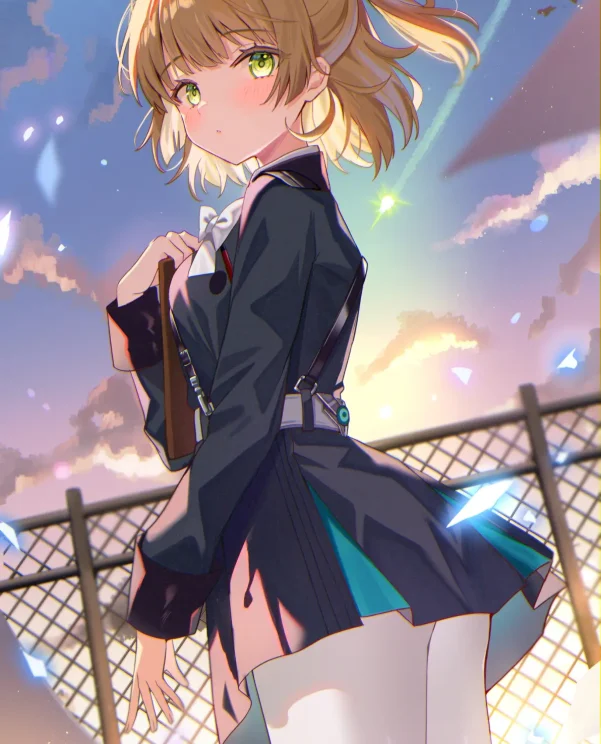 凸显美腿的利器♡ – 迷你裙插画特辑