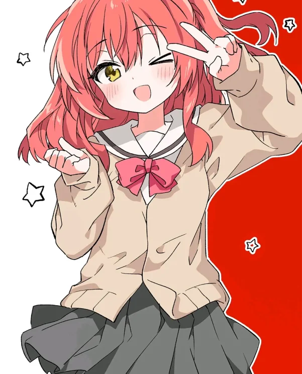 要搭什么颜色? – 校服×开衫毛衣插画特辑