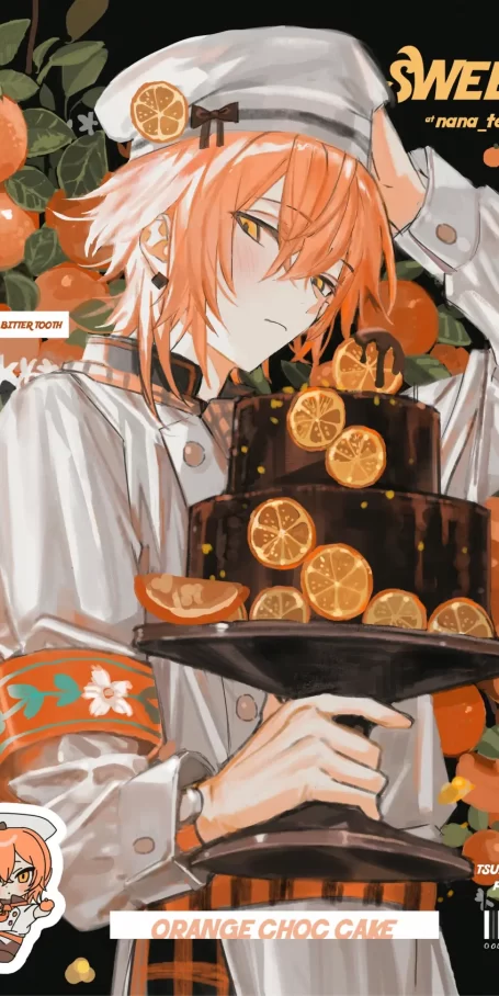 畅享甜点时光！ – 甜点男子插画特辑