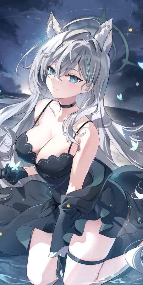 独特的腿部线条美♡ – 跪姿插画特辑