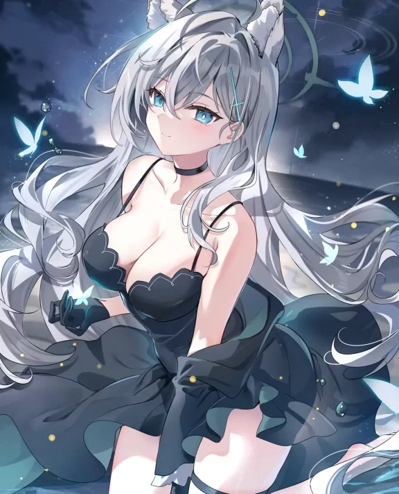 独特的腿部线条美♡ – 跪姿插画特辑