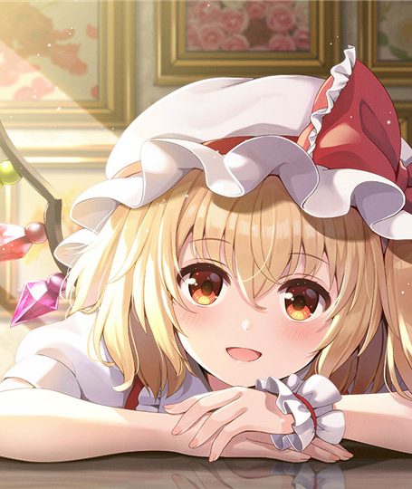 东方project角色芙兰朵露斯卡蕾特图集插画手机电脑高清壁纸素材